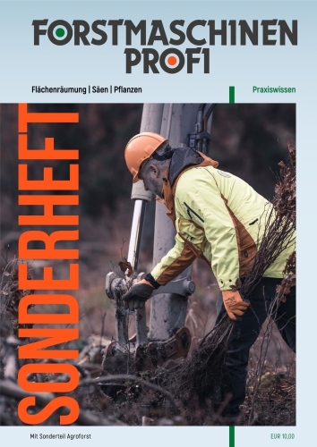FORSTMASCHINEN-PROFI Sonderheft Flächenvorbereitung, Pflanzen und Säen, Lieferung in Deutschland